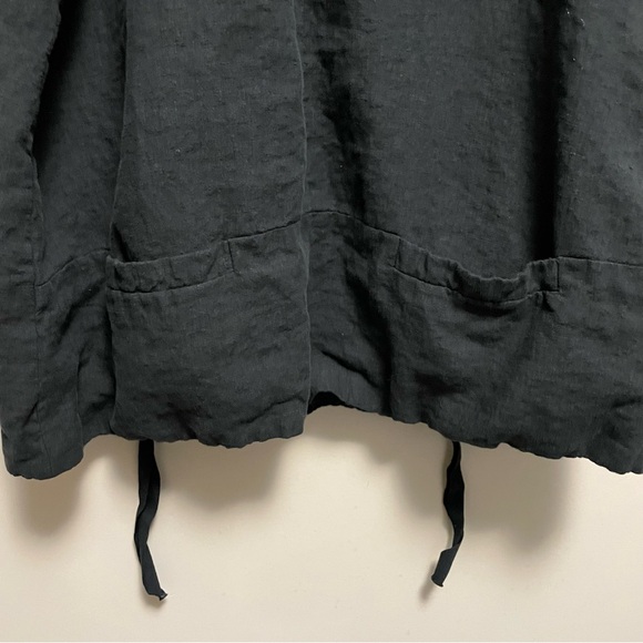 Emerson Fry Sleeveless Black Linen Dress Women's Small - Picture 8 of 12